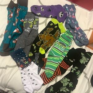 Lot of character socks